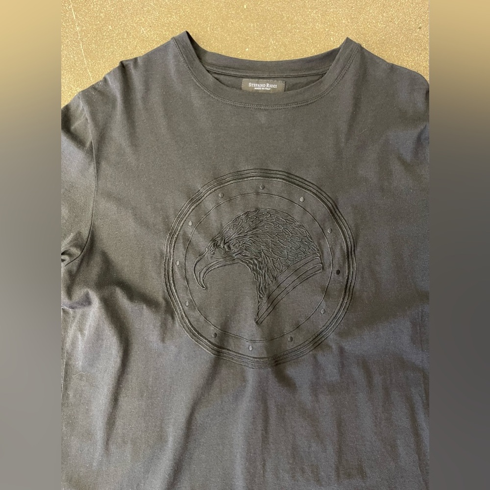 Stefano Ricci Men's Tonal Graphic T-Shirt XXL - Picture 4 of 9